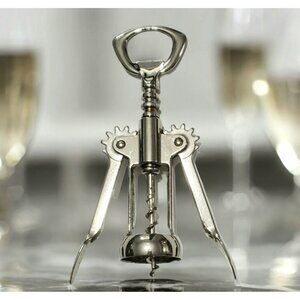 Corkscrew Wine Champagne Opener Italy Barware Bar Wing Style Cork Screw Metal